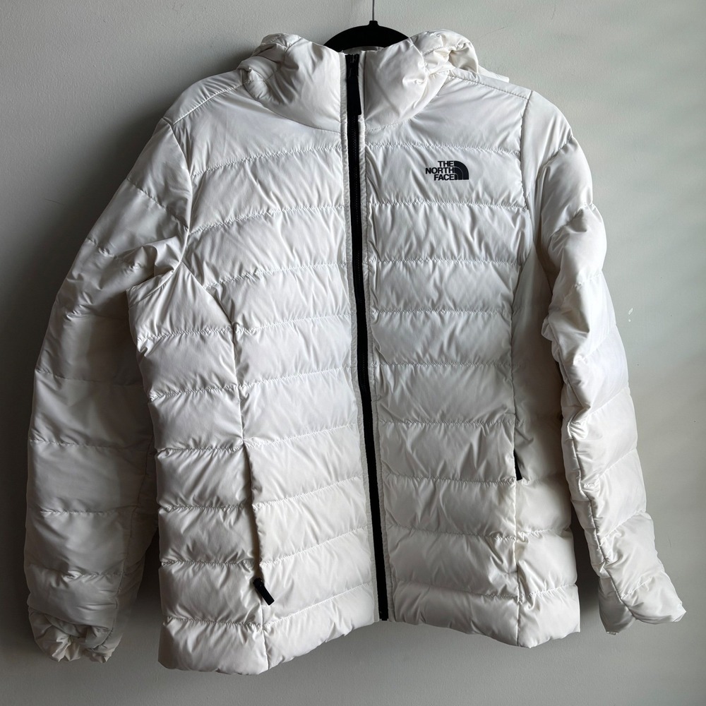 The North Face White Puffer Jacket Women Large